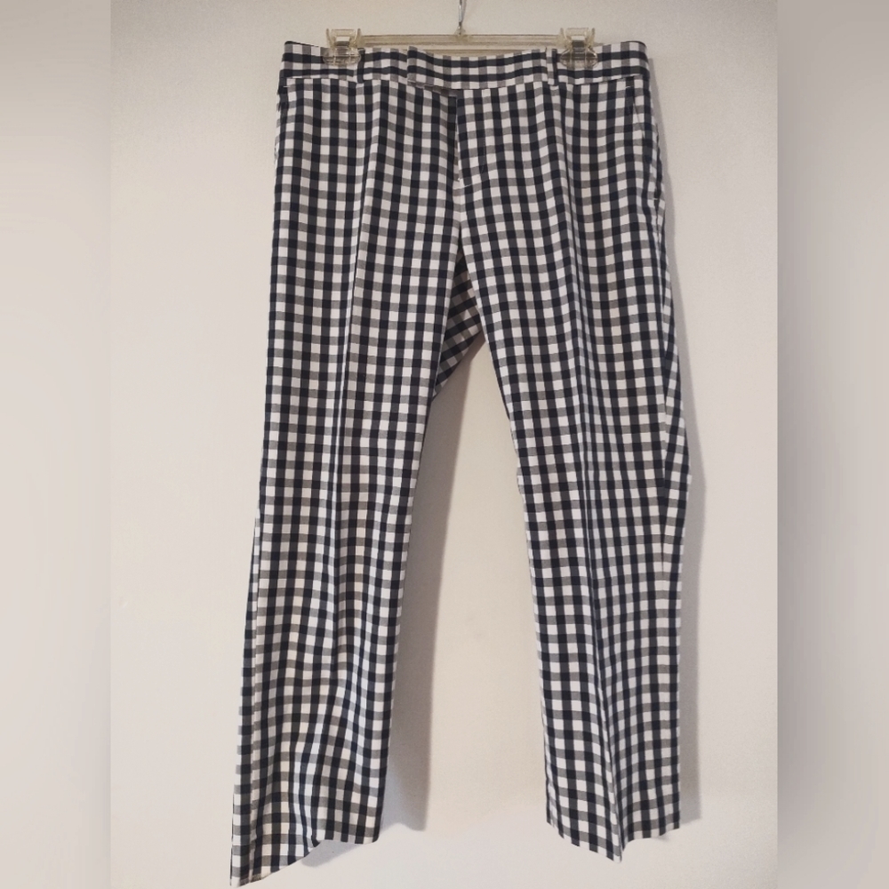 Banana Republic Mad Men Gingham Crop Pants | Limited Edition Collection